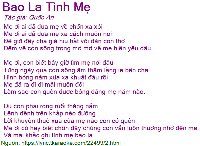 Bao La Tình Mẹ Gallery 1