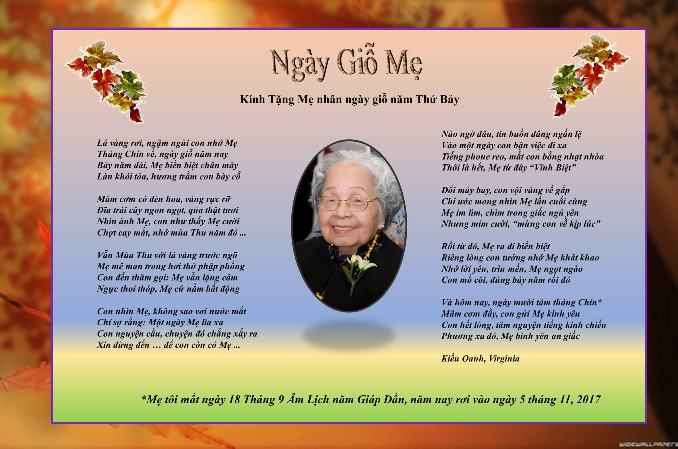 Tưởng nhớ ngày giỗ mẹ Gallery 1