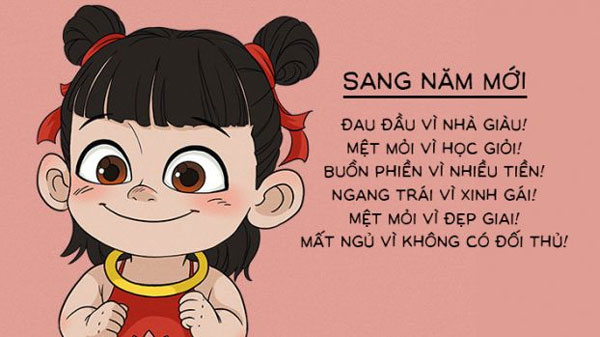 Những câu chúc Tết hài hước ngắn gọn
