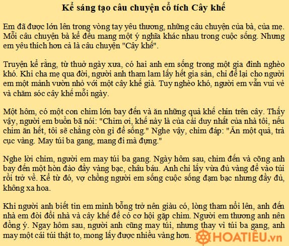 Chuyện Cổ Tích Hay Cho Học Sinh Lớp 5 Gallery 1