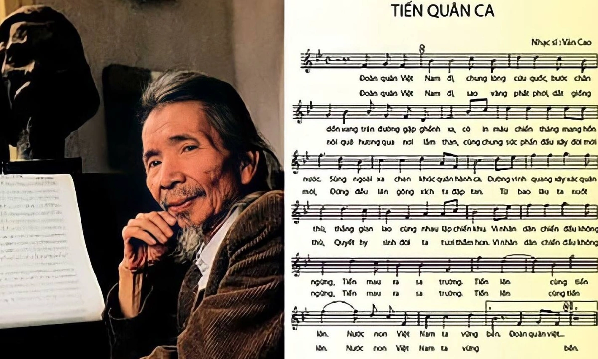 Ghi lại một số câu trong bài Tiến Quân Ca Gallery 1