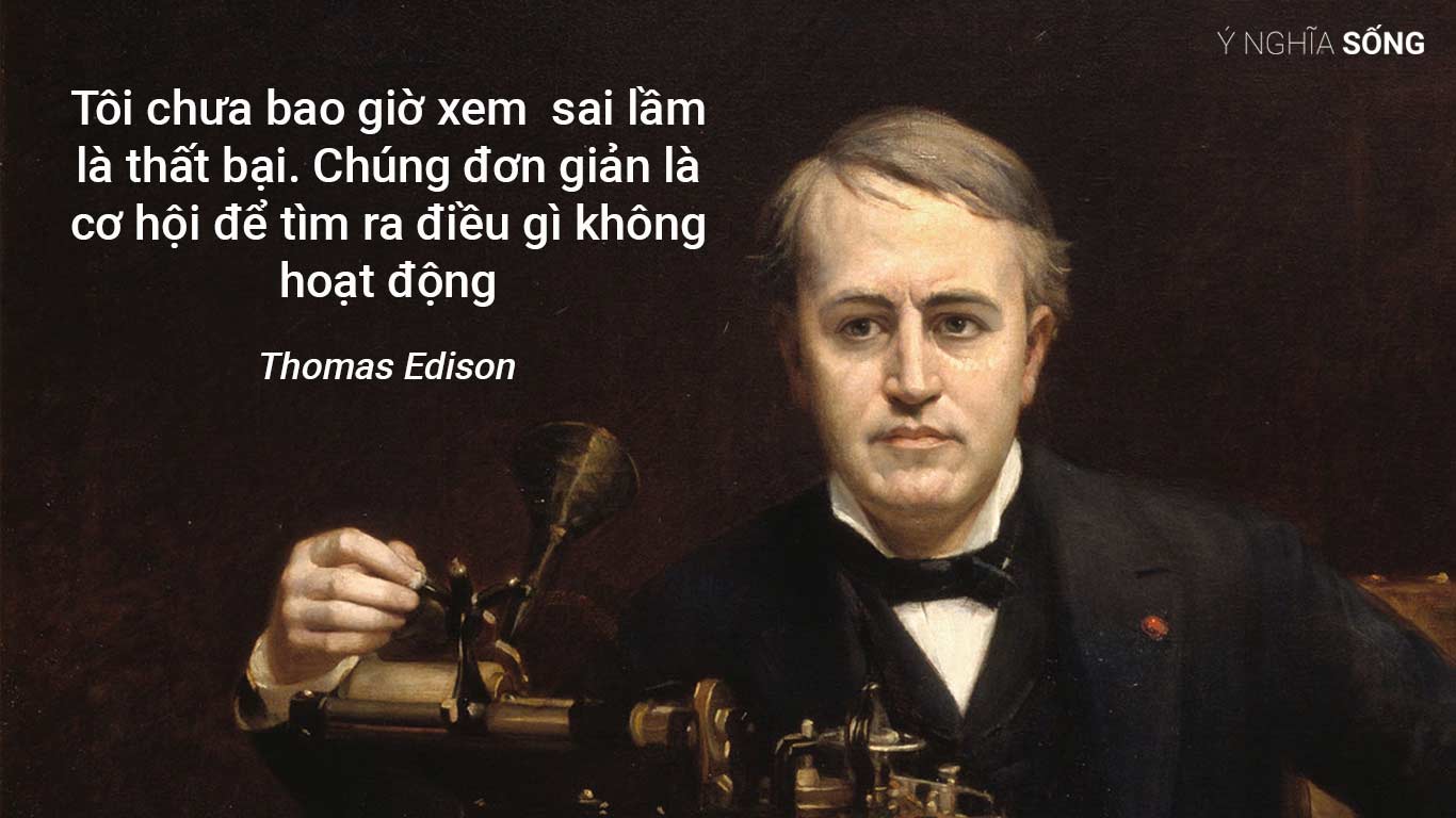 Những Câu Nói Hay Của Thomas Edison