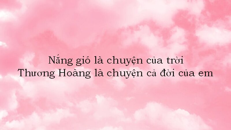 Thả Thính Tên Hoàng: Những Câu Thả Thính "Chết Người" Dành Cho Anh/Chị Hoàng Gallery 1