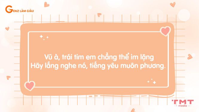 Thả Thính Tên Vũ: Những Câu Nói "Đốn Tim" Dành Cho Chàng/Nàng Tên Vũ Gallery 1