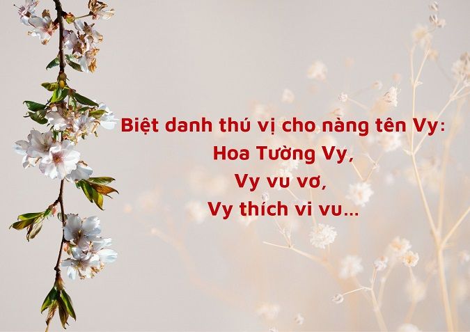 Thả Thính Theo Tên Vy: Bí Kíp Chinh Phục Cô Nàng Dễ Thương Gallery 1