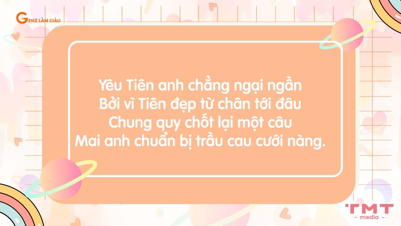 Thả Thính Tên Tiên: Những Câu Thả Thính Hay Nhất Dành Cho Bạn Gallery 1