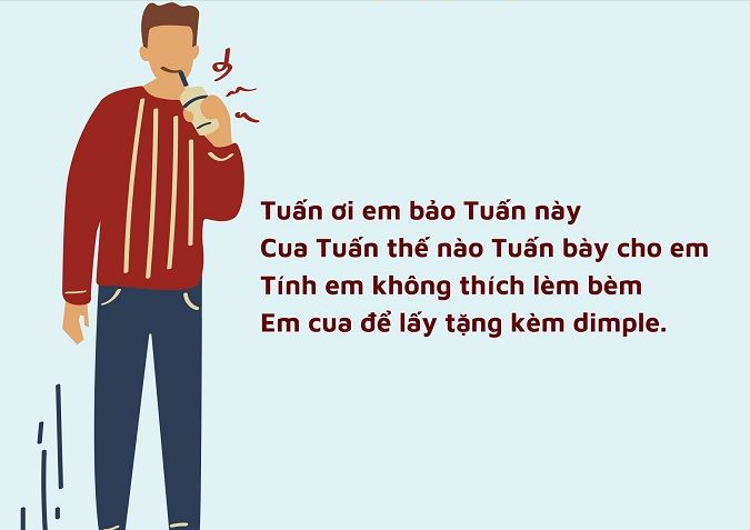 Thả Thính Tên Tuấn - Những Câu Thả Thính Hay Nhất Gallery 2
