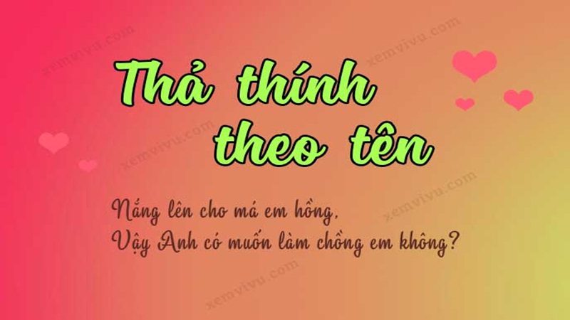 Tuyệt chiêu thả thính theo tên cực chất, khiến ai cũng đổ gục