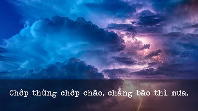 Những câu tục ngữ nói về thời tiết Gallery 1