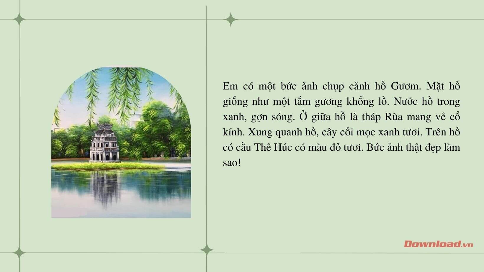 Viết 1-2 câu về thiên nhiên tiếng Việt lớp 1 Gallery 1