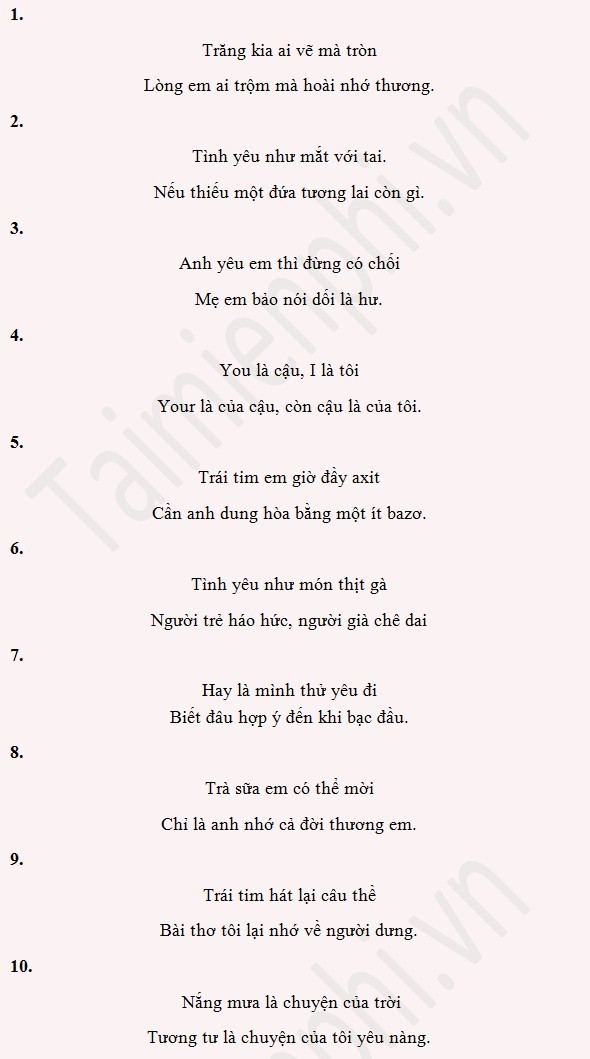 Thả Thính Crush Bằng Thơ: Những Câu Thơ Hay Nhất Để "Gây Bão" Tim Crush Gallery 2