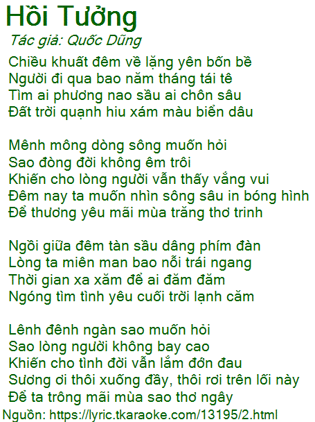 Bài Hát Hồi Tưởng - Những Ca Khúc Gợi Lên Ký Ức Tuổi Thơ Gallery 1