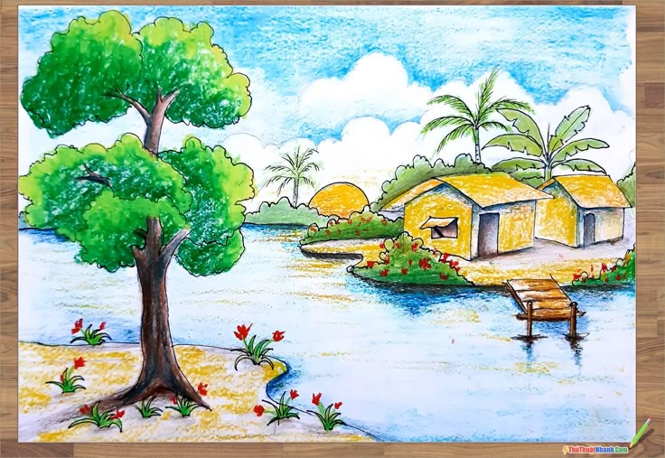 Tranh Đẹp Dễ Vẽ Cho Mọi Người Gallery 1