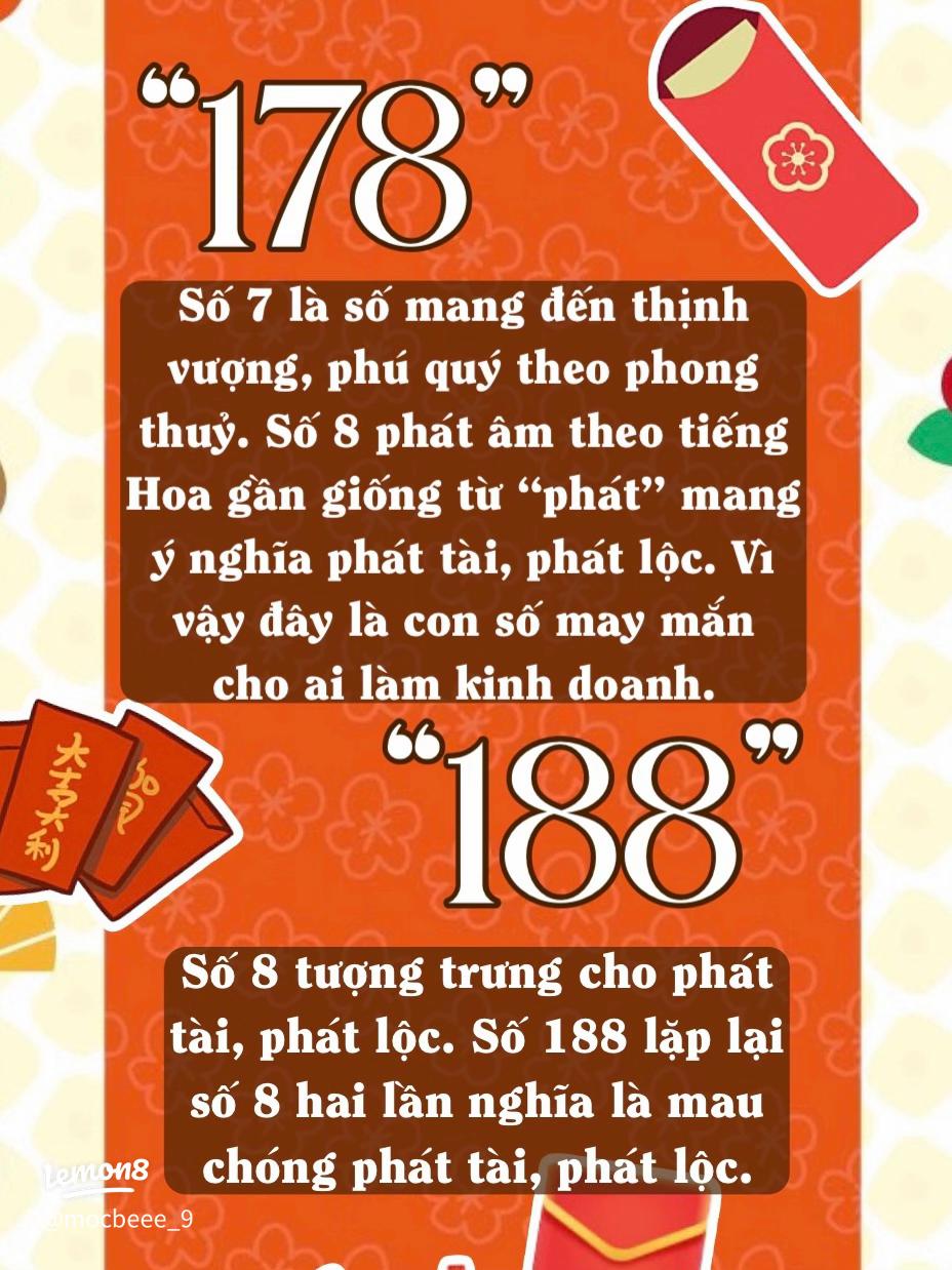 Những Con Số Lì Xì May Mắn Gallery 1