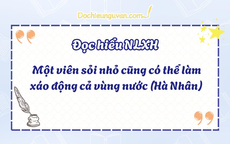 Một Viên Sỏi Nhỏ Cũng Có Thể Làm Gì? Gallery 1