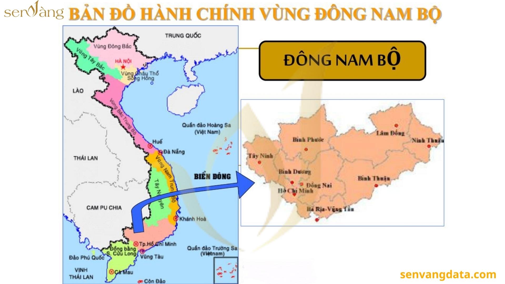 Đặc điểm nào sau đây không đúng với vùng Đông Nam Bộ? Gallery 1
