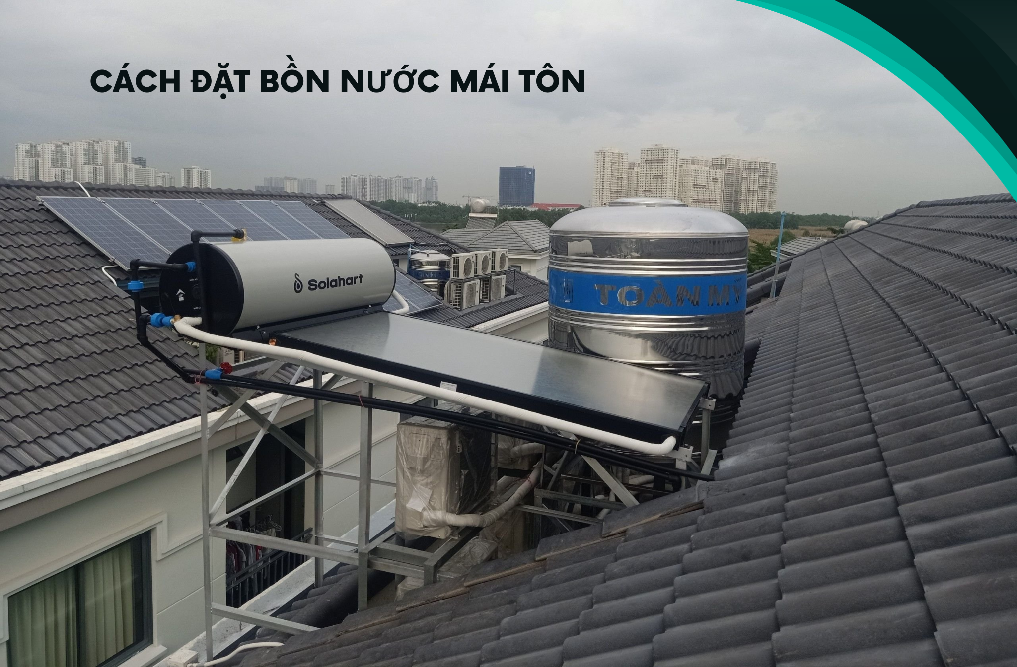 Lắp Bồn Nước Trên Mái Tôn: Hướng Dẫn Chi Tiết & An Toàn Gallery 1