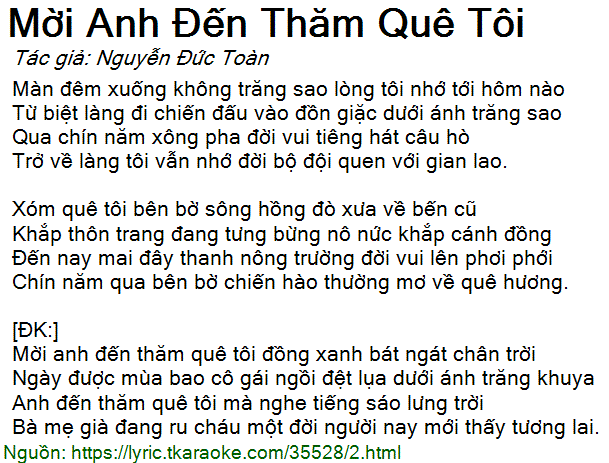 Mời Anh Đến Thăm Quê Tôi Gallery 1