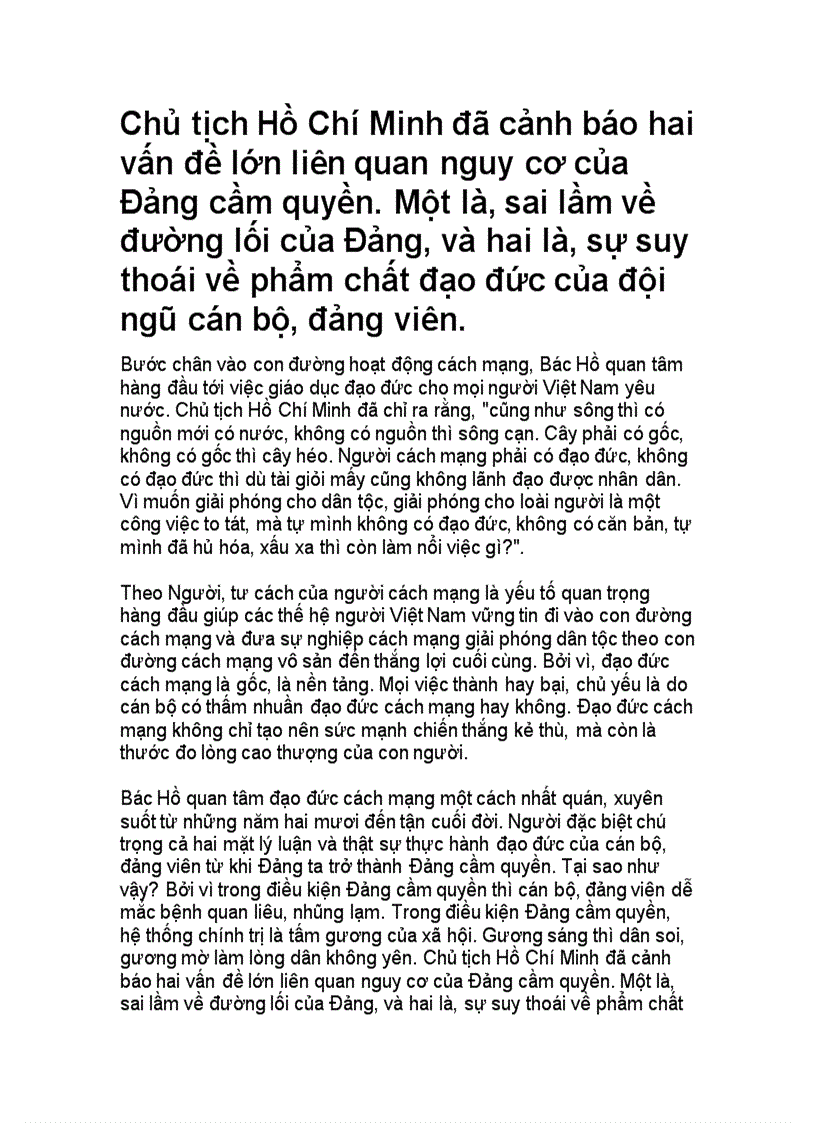 Những Đoạn Văn Hay Viết Về Bác