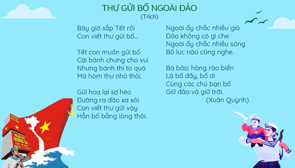 Thư Gửi Bố Ngoài Đảo - Mẫu Thư Hay Và Xúc Động Cho Học Sinh Lớp 2 Gallery 1