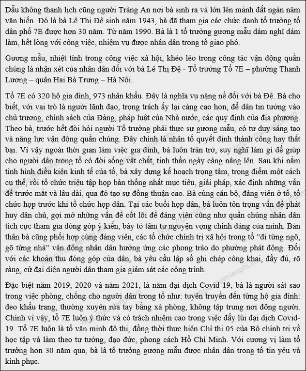 Những Tấm Gương Người Tốt Việc Tốt Trong Cuộc Sống Gallery 1