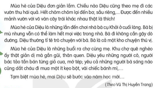 Bài Tạm Biệt Mùa Hè Lớp 3 Hay Và Ý Nghĩa Gallery 1