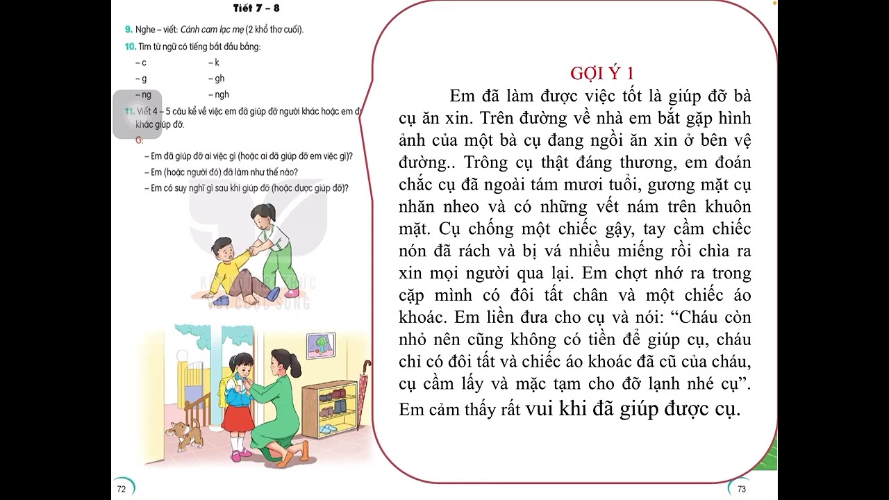 45 Câu Kể Về Việc Em Đã Giúp Đỡ Người Khác Hoặc Em Được Người Khác Giúp Đỡ Gallery 1