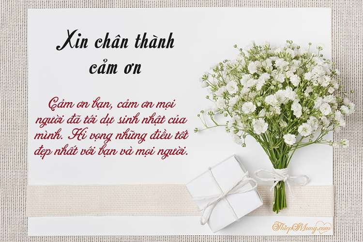 Gửi lời cảm ơn chân thành đến mọi người Gallery 1