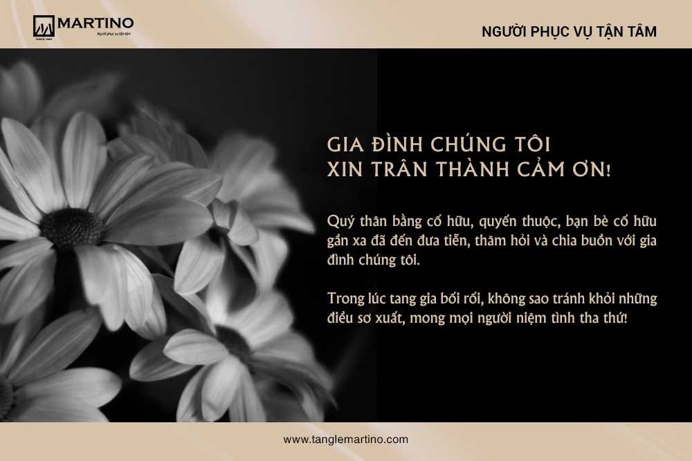 Lời Cảm Tạ Sau Đám Tang Mẹ Trên Facebook Gallery 1