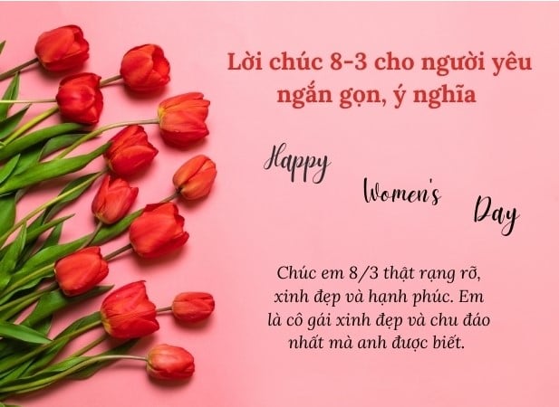 Lời Chúc 8/3 Ngắn Gọn Cho Vợ Gallery 1