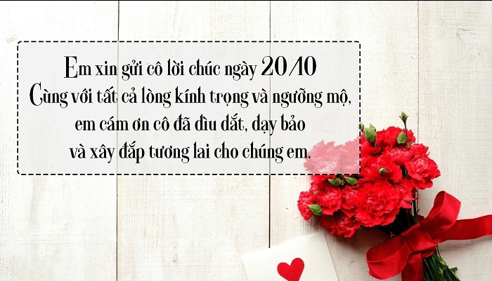 Những Lời Chúc Cô 20/10 Hay Và Ý Nghĩa Nhất Gallery 2