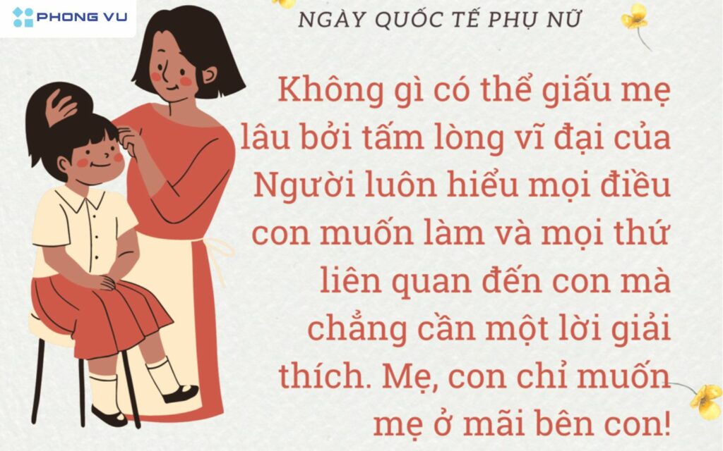 Văn Chúc Mẹ 8/3 Hay và Ý Nghĩa Nhất Gallery 1