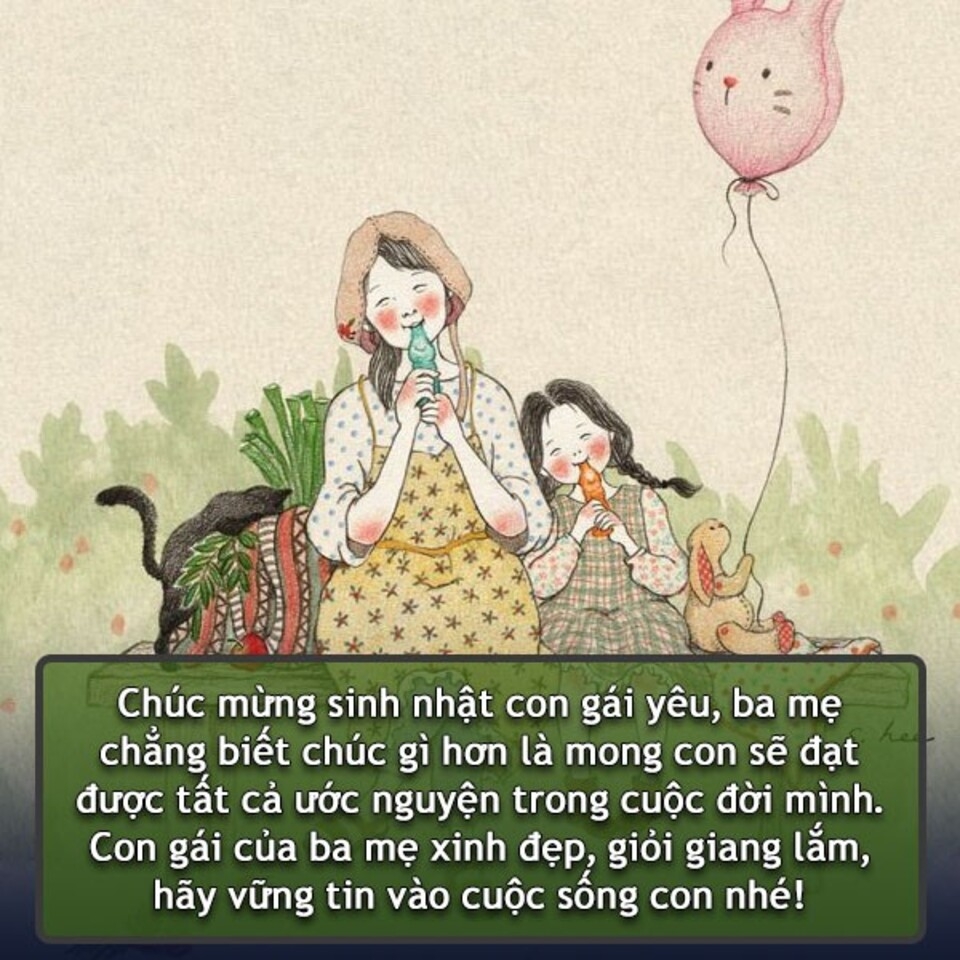 STT viết cho con gái yêu: Lời yêu thương gửi đến thiên thần nhỏ Gallery 1