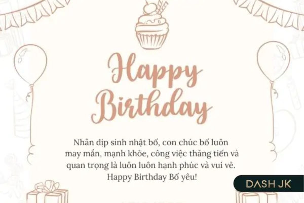 Lời Chúc Sinh Nhật Bố Chồng Hay và Ấm Áp Nhất Gallery 1