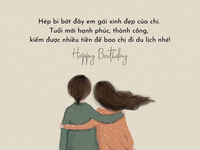 Cap Chúc Sinh Nhật Em Gái Hay và Ý Nghĩa Gallery 2