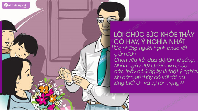 Lời Chúc Sức Khỏe Thầy Cô - Lời Chúc Yêu Thương và Trân Trọng Gallery 1