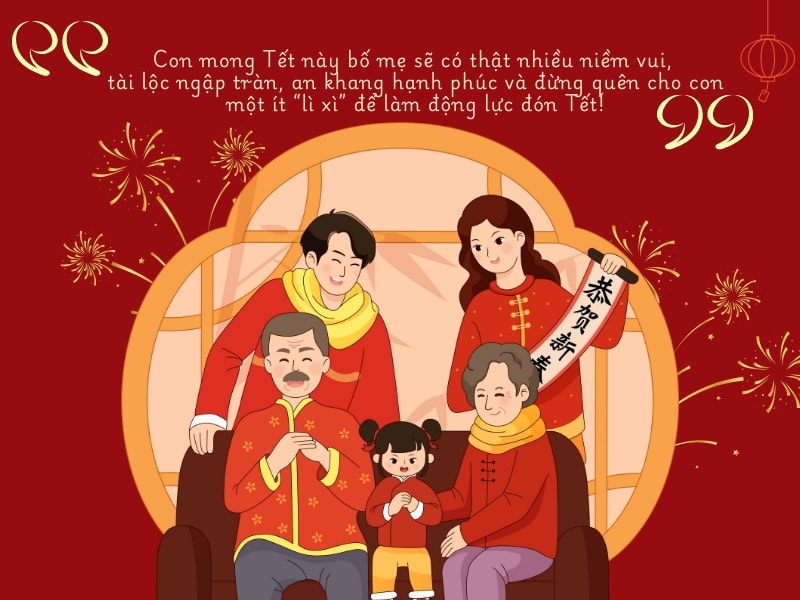Câu Chúc Tết Bố Mẹ Hay Gallery 2