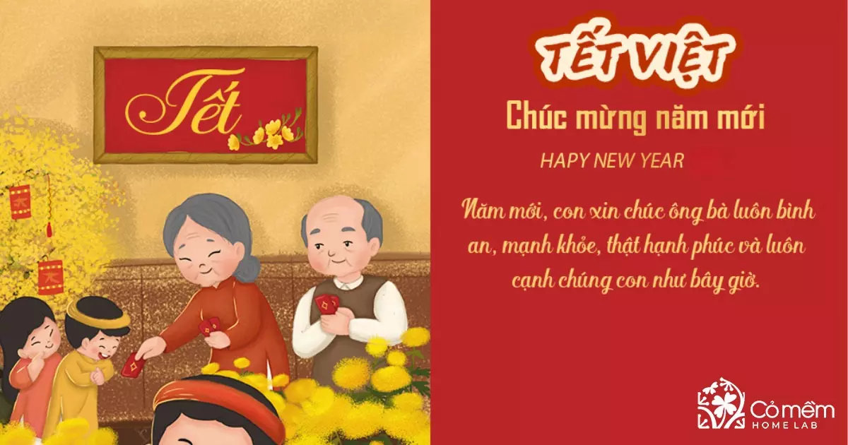 Lời Chúc Tết Hay Nhất Dành Cho Ông Bà Cha Mẹ Gallery 1