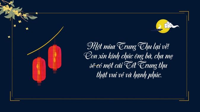 Thư Chúc Tết Trung Thu Ấm Áp, Trọn Vẹn Tình Thân Gallery 1