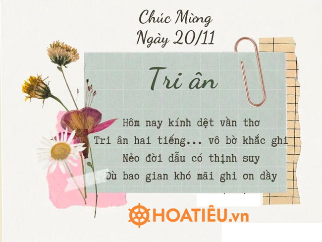 Thơ về ngày 20-11: Những vần thơ tri ân người lái đò Gallery 2