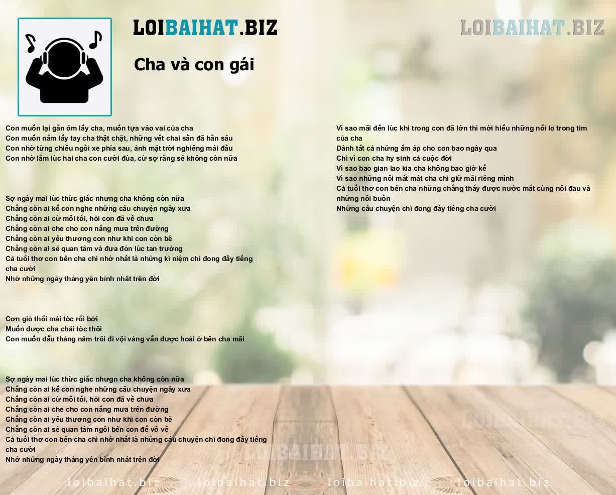 Cha và Con gái Lời Gallery 2