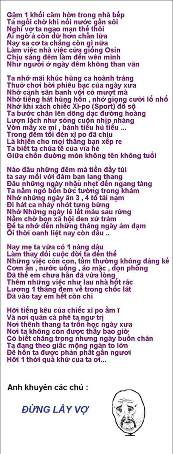 Thơ Hài Hước Về Vợ: Tuyệt Chiêu Làm Vợ Cười Ngất Ngây Gallery 2