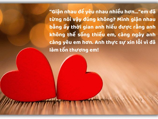 Những câu xin lỗi người yêu ngắn gọn Gallery 1