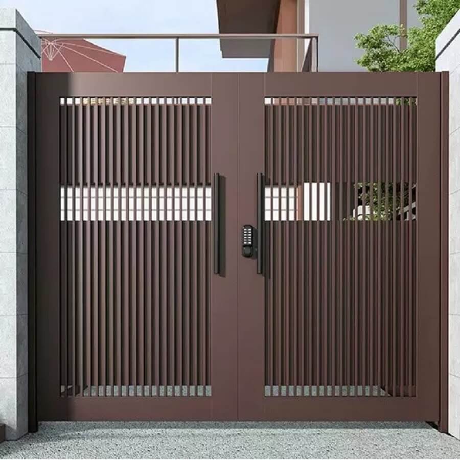 Cổng sắt 2 cánh đơn giản Gallery 2
