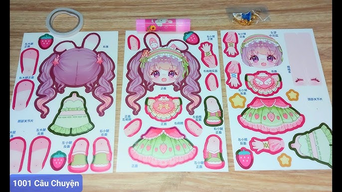 Hình Dán Búp Bê Giấy: Thế Giới Ngọt Ngào Trong Tầm Tay Bạn Gallery 2