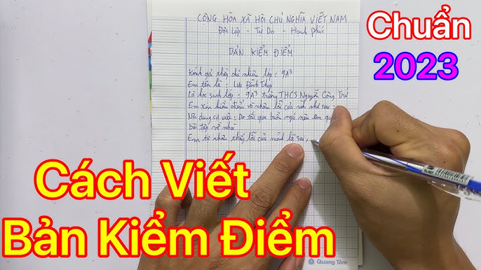 Cách Viết Một Bản Kiểm Điểm Chuẩn Gallery 2