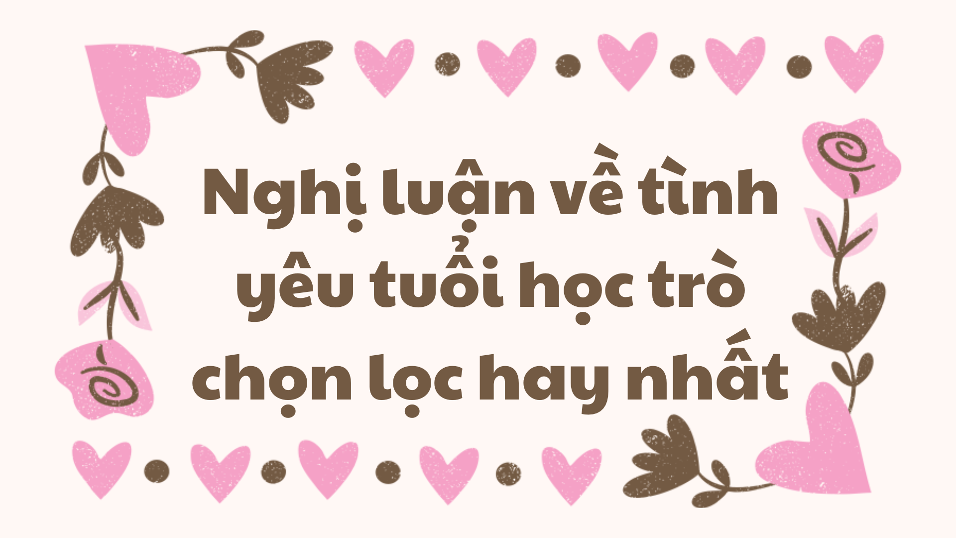 Tình Yêu Tuổi Học Trò: Nên Hay Không? Gallery 1