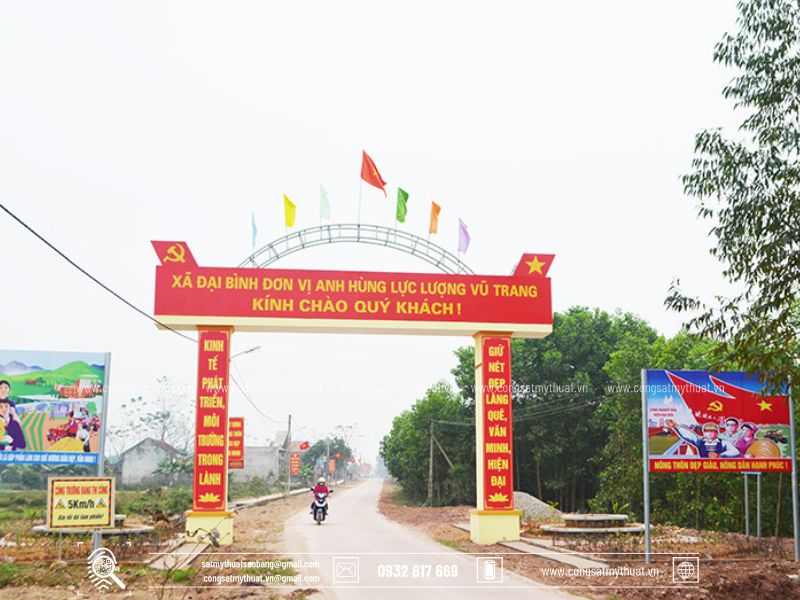 Mẫu Cổng Chào Xóm Đẹp Gallery 1