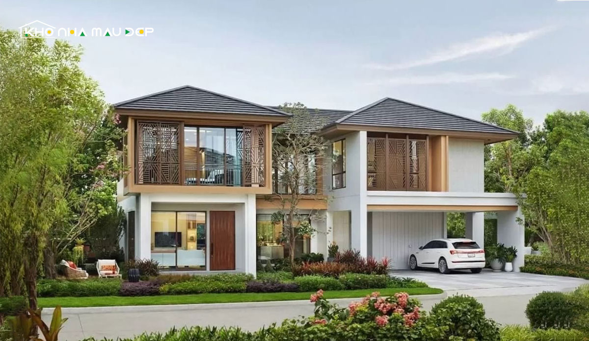 Mẫu Nhà Chữ U 2 Tầng Đẹp Gallery 2