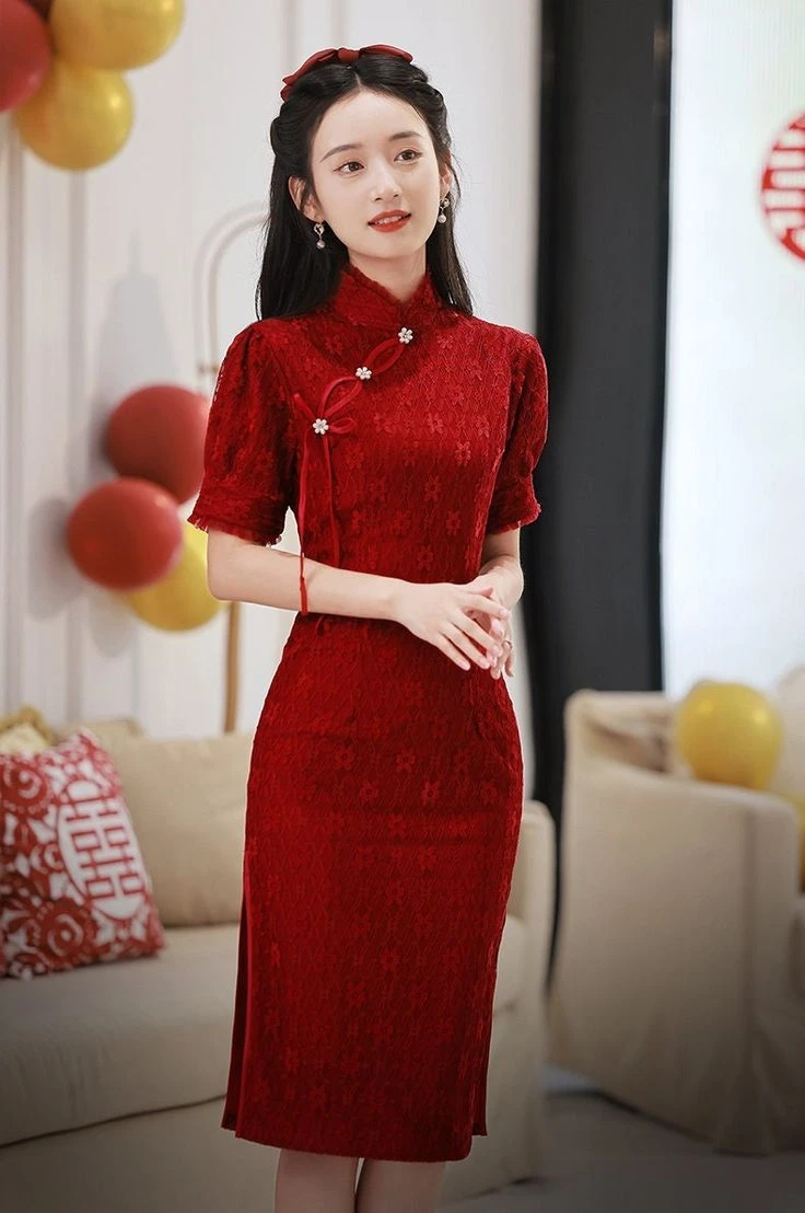 Sườn Xám Ngắn Đẹp Gallery 1